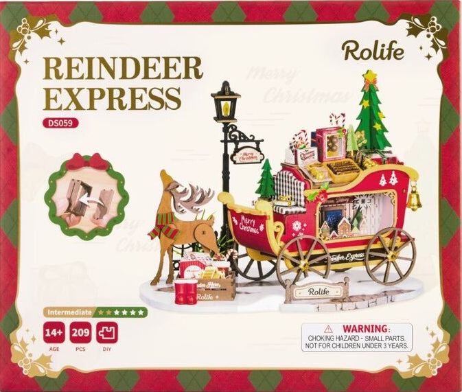 Rolife: Reindeer Express DIY Miniature Puzzle Kit - (DS059)