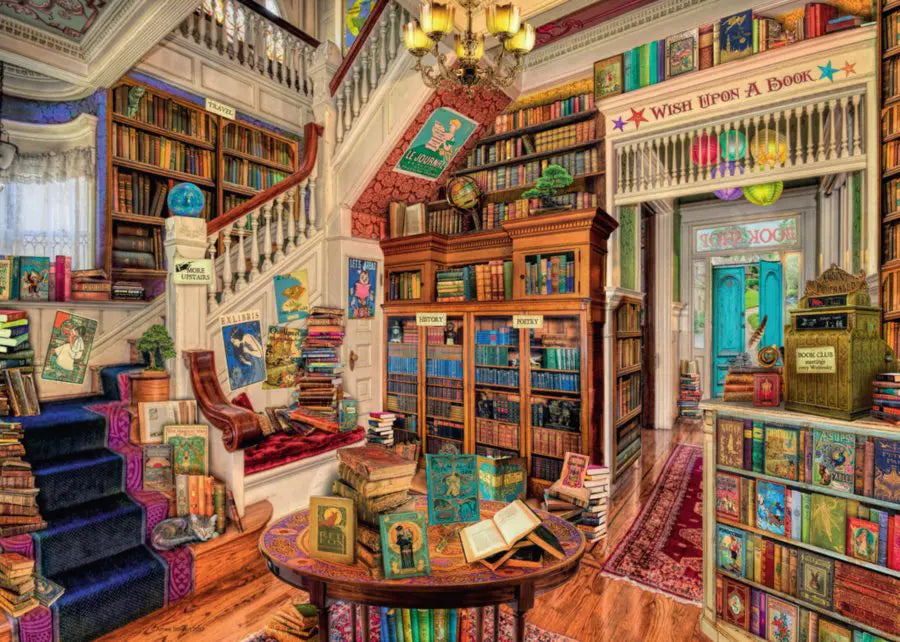 Ravensburger - The Fantasy Bookshop Puzzle - 1000 Piece
