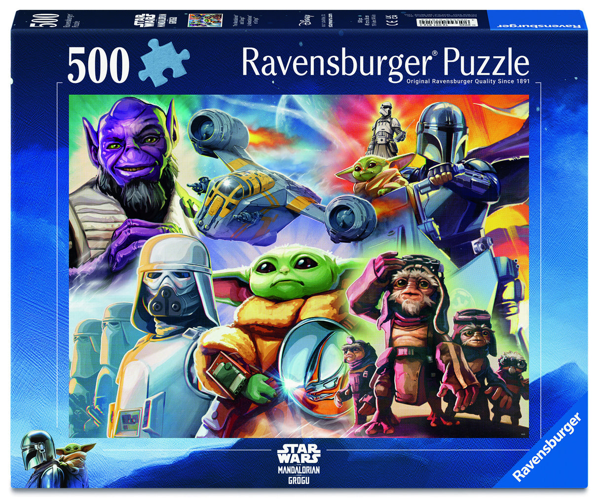 Ravensburger: The Mandalorian and Grogu Puzzle - 500 Piece