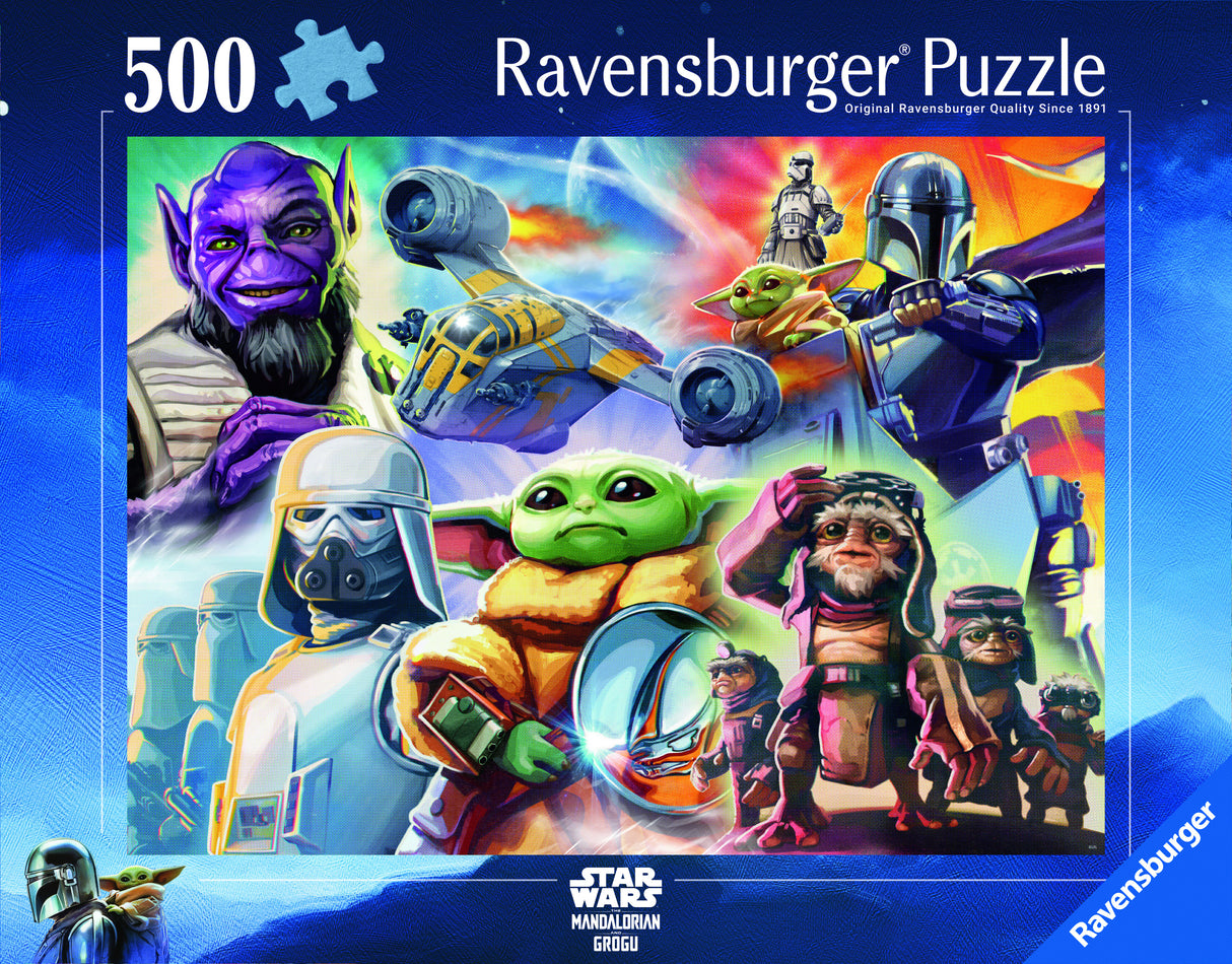 Ravensburger: The Mandalorian and Grogu Puzzle - 500 Piece
