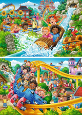 Ravensburger: Amusement Park Puzzle - 2x24 Piece