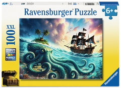Ravensburger: Octopus Treasure Puzzle - 100 Piece