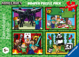 Ravensburger: Minecraft Realms & Adventures 4x- 100 Piece