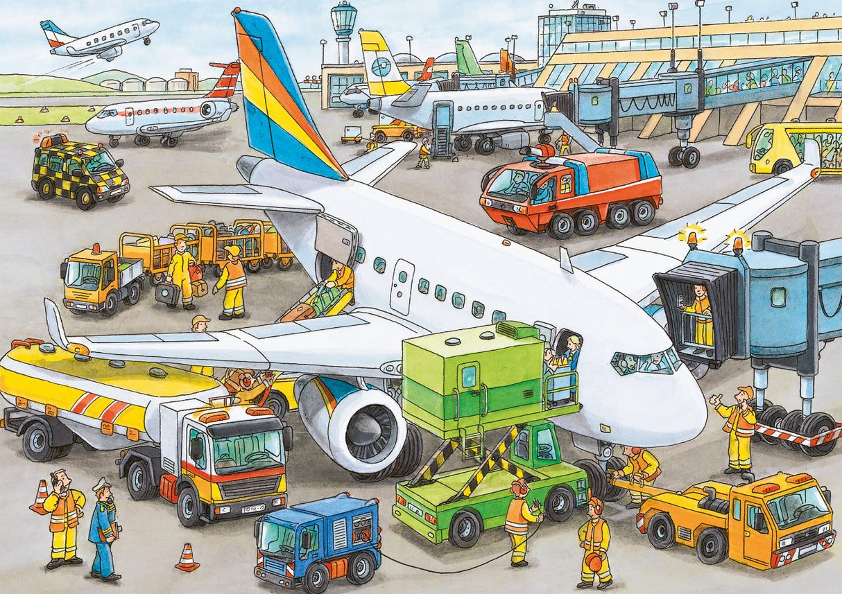 Ravensburger: Busy Airport Puzzle - 35 Pieces