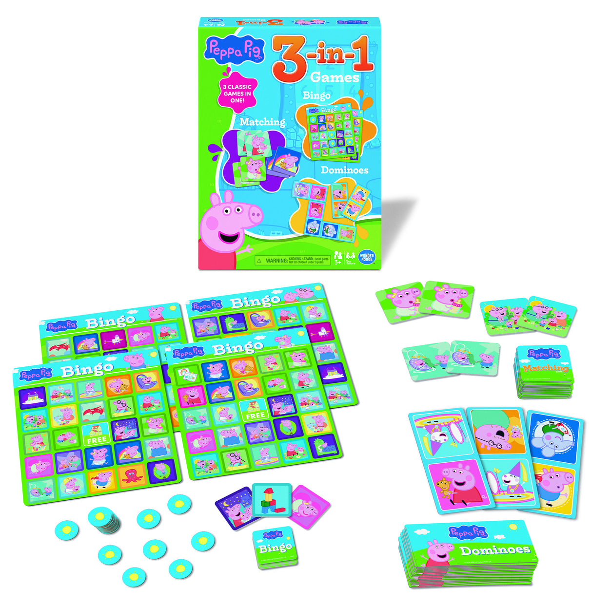 Ravensburger: Peppa Pig 3-in-1 Game