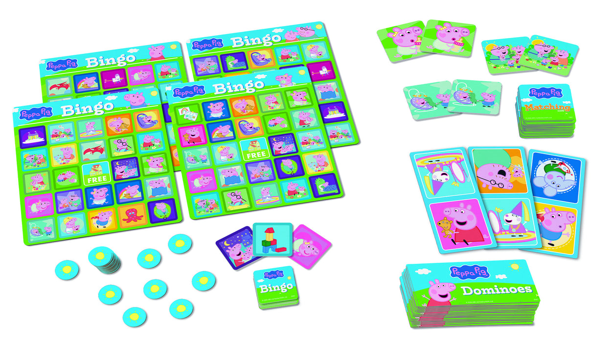 Ravensburger: Peppa Pig 3-in-1 Game