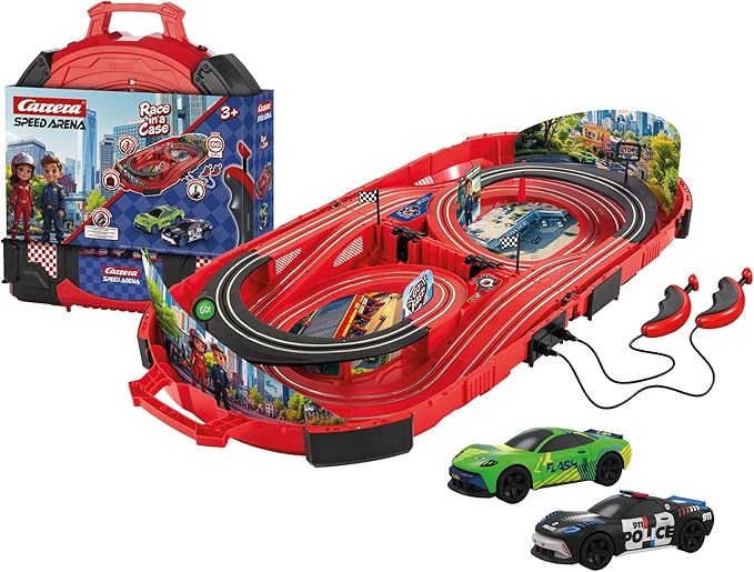 Carrera: Speed Arena Police Chase - Portable Slot Car Set