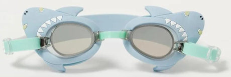 Sunnylife: Salty the Shark Mini Swim Goggles - Aqua