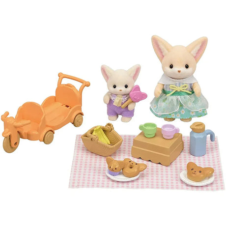 Sylvanian Families: Sunny Picnic Set - Fennex Fox Sister & Baby