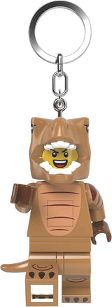 LEGO® Minifigurines™ Keychain Light T-Rex Costume Fan