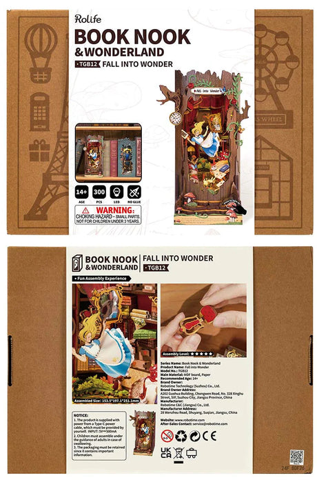 Rolife Alice Adventure DIY Miniture Book Nook Puzzle - (TGB12)