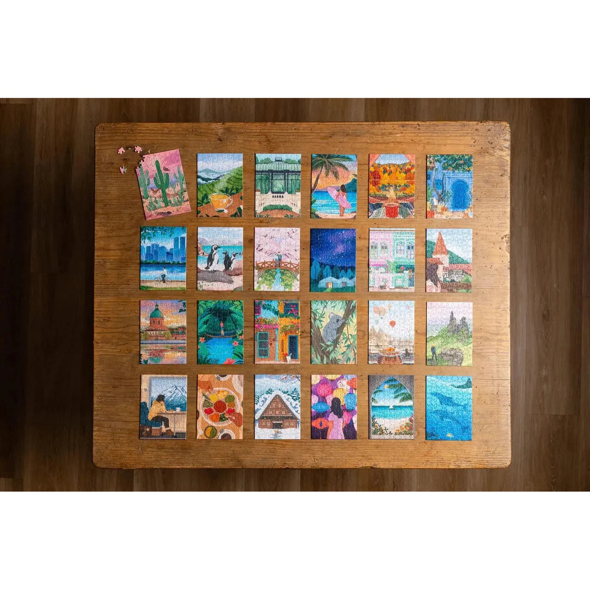 Trevell: The Memory Trunk Box Set - 24 x 99pc Mini Puzzles