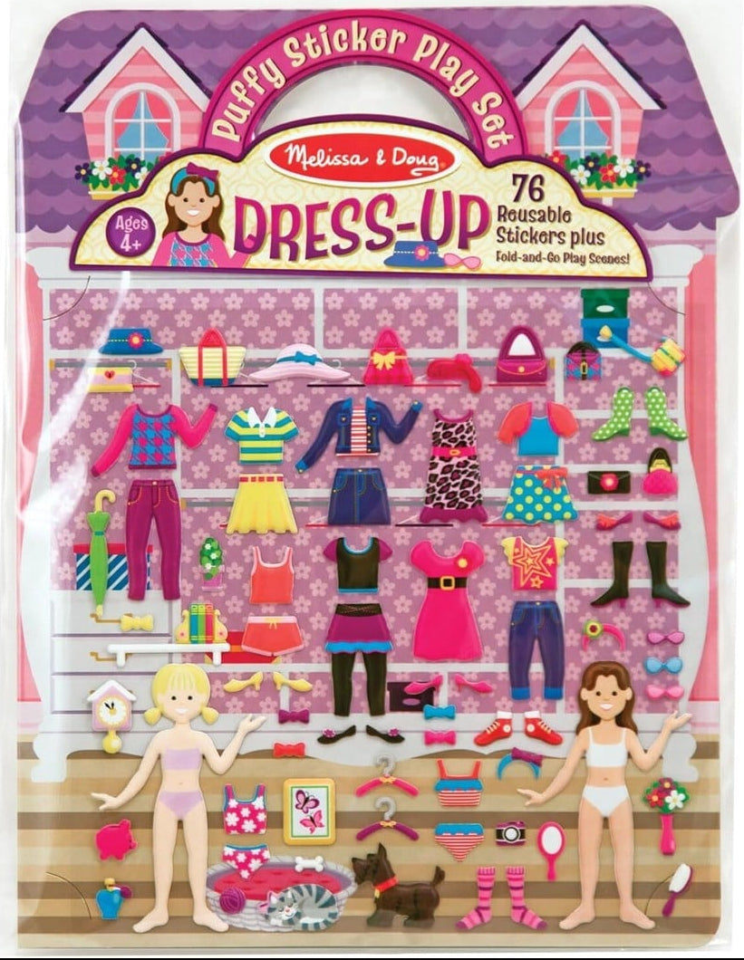 Melissa & Doug: Reusable Puffy Sticker Play Set: Dress-Up