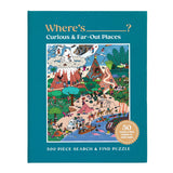 Galison Where's ________? Curious and Far Out Places - Search and Find Puzzle - 500 Piece